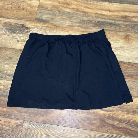 Maxine Of Hollywood Swim Skirt Black Swimwear Size 14 - Picture 2 of 8